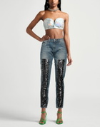 Philipp Plein Womens Jeans in Blue