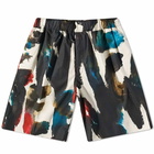 Alexander McQueen Men's All Over Print Shorts in Mix Color