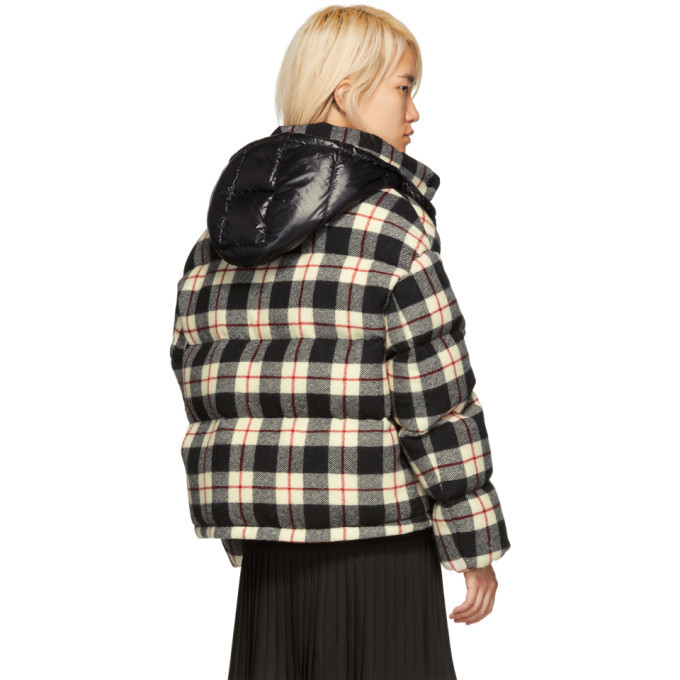 Moncler Black Check Down Caille Jacket Moncler