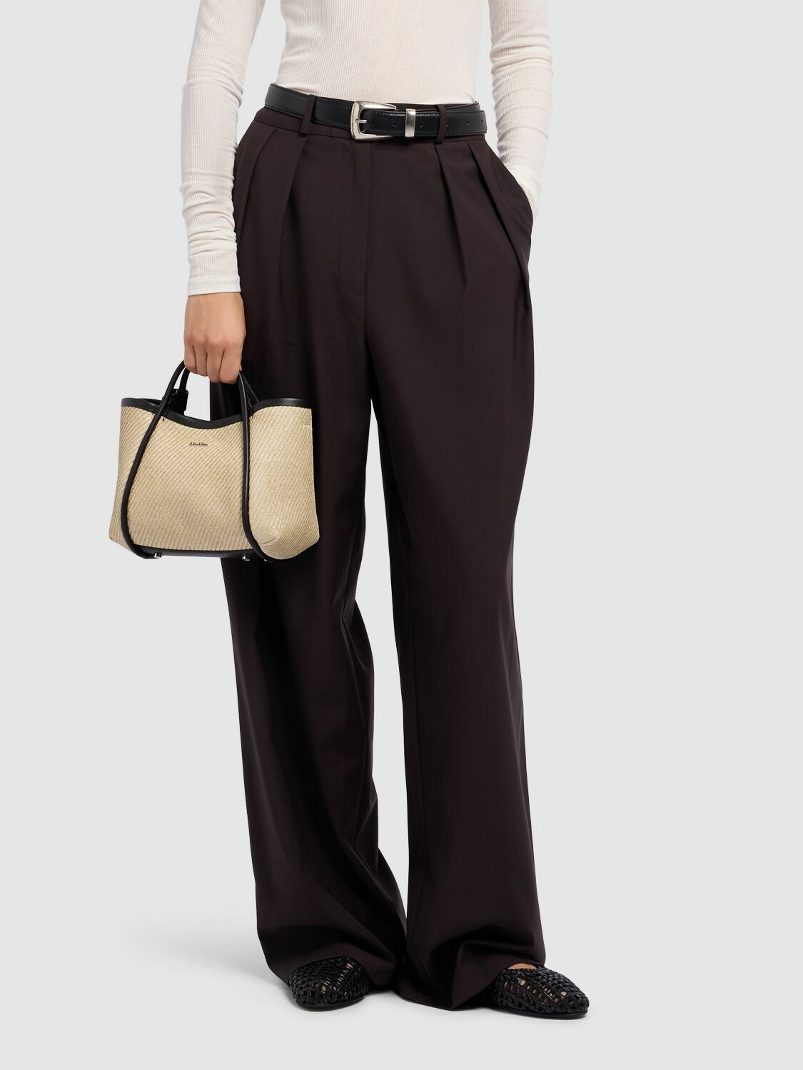 Max Mara Summer Marine XS トート MAX MARA Xs Summer Marin Raffia Effect Bag Max Mara