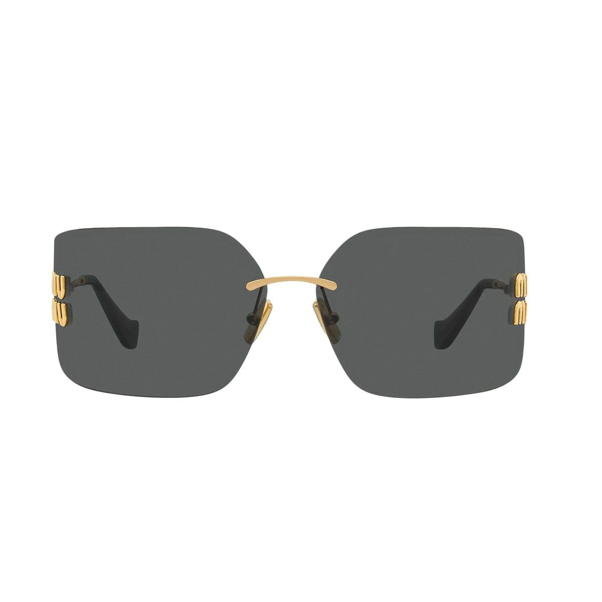 Miu Miu Eyewear Gold Miu Nocturne Sunglasses Miu Miu