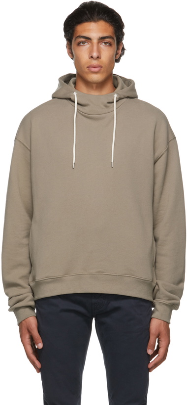 Photo: John Elliott Taupe Aspen Mock Hoodie