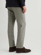 Kingsman - Straight-Leg Checked Wool Suit Trousers - Gray