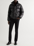 Alexander McQueen - Logo-Print Quilted Padded Shell Jacket - Black