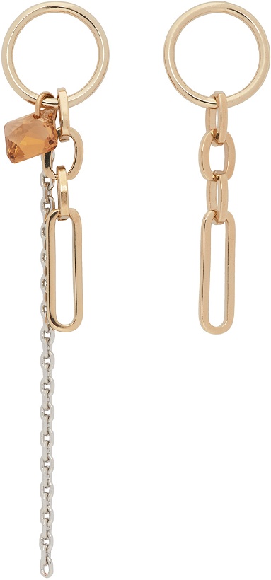 Photo: Justine Clenquet SSENSE Exclusive Gold Paloma Earrings