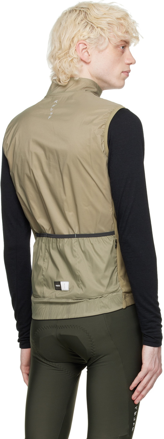 PEdALED Beige Odyssey Cycling Insulated Vest