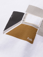 FOLK - Logo-Print Cotton-Jersey T-Shirt - White - 5