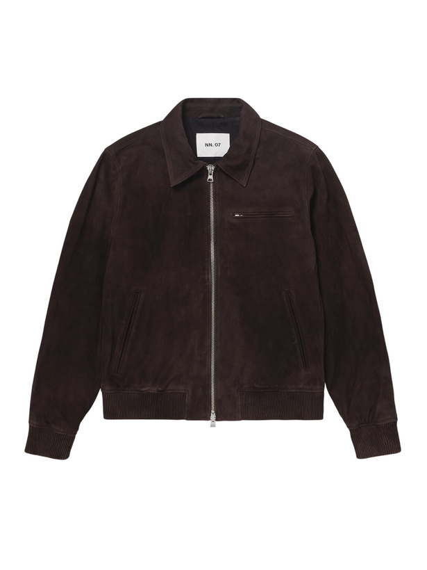 Photo: NN07 - Owen 90031 Suede Jacket - Brown