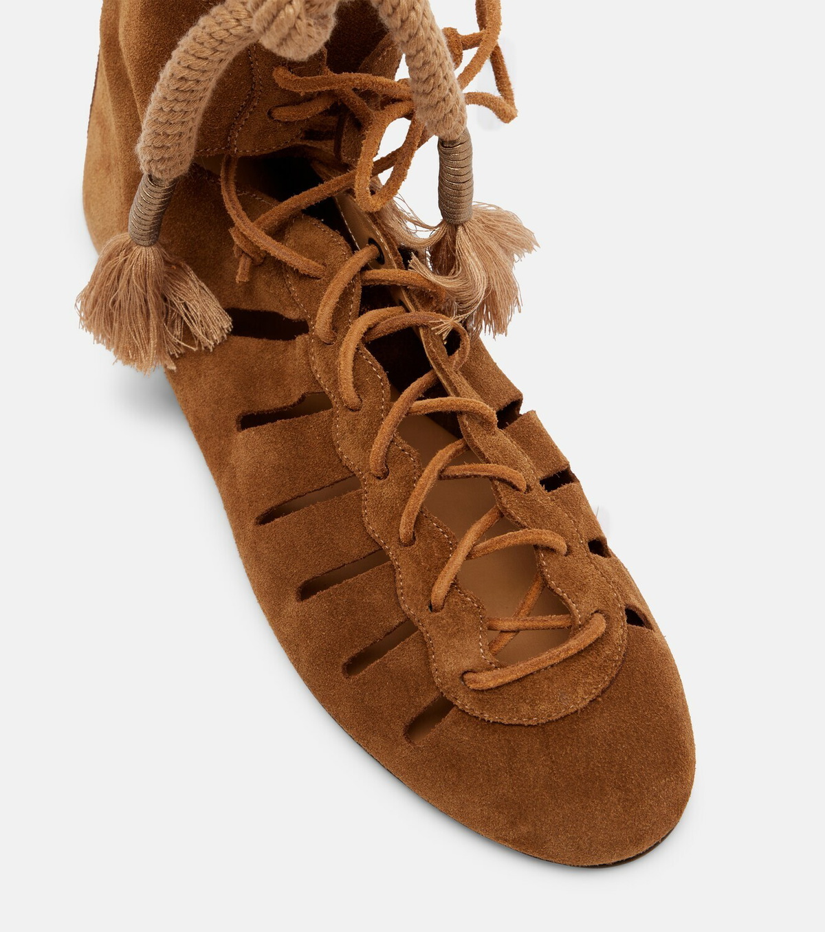 Isabel Marant Liade suede lace-up ankle boots