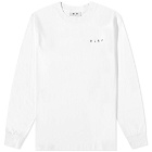Olaf Hussein Men's Long Sleeve Face T-Shirt in White