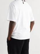 ACNE STUDIOS - Exford Oversized Logo-Appliquéd Cotton-Jersey T-Shirt - White