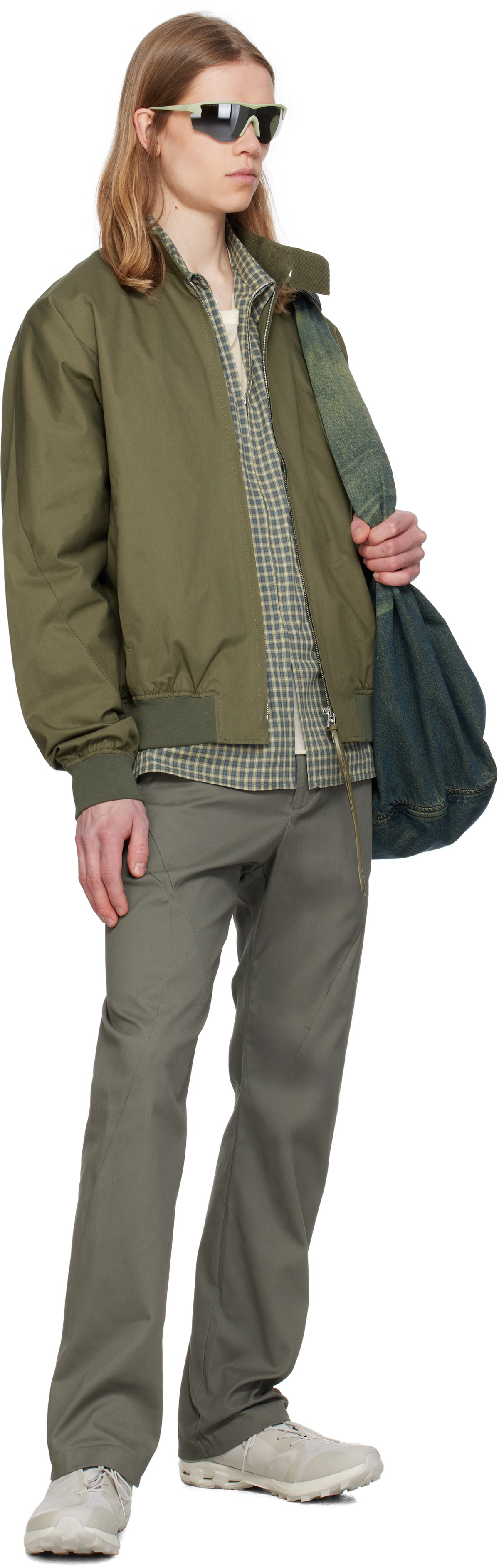 POST ARCHIVE FACTION (PAF) Khaki 8.0 Right Bomber Jacket POST ARCHIVE FACTION (PAF) Khaki 8.0 Right Bomber Jacket