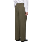 Our Legacy Brown Wool Borrowed Chino Trousers