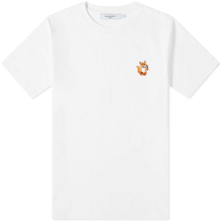 Photo: Maison Kitsuné All Right Fox Patch Classic Tee - End. Exclusive