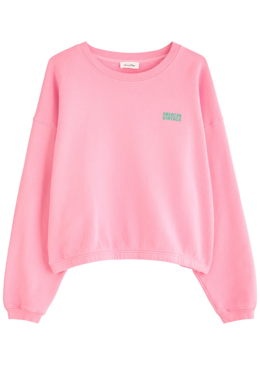 American Vintage Izubird Logo Stretch-cotton Sweatshirt