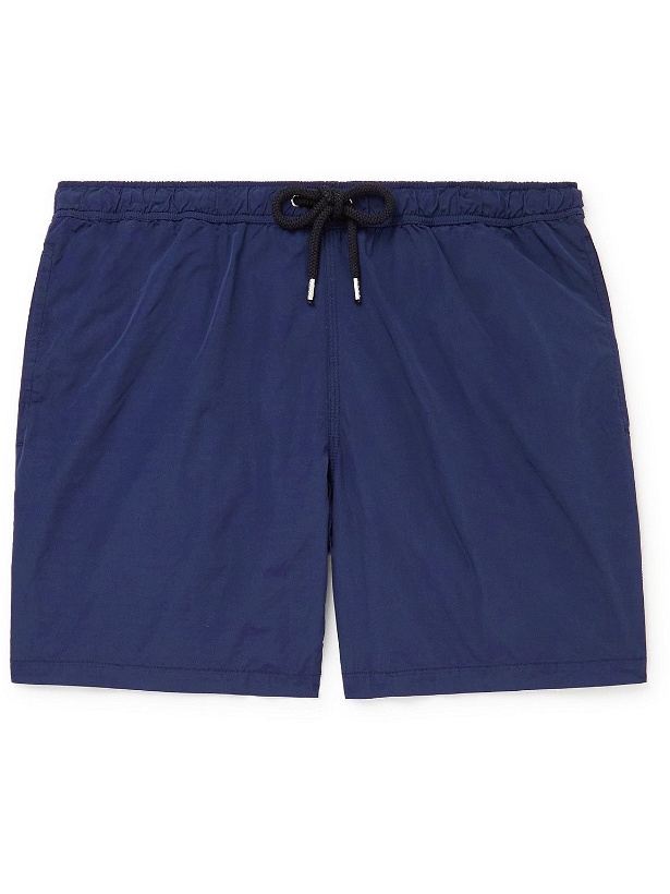 Photo: Aspesi - Straight-Leg Mid-Length Swim Shorts - Blue