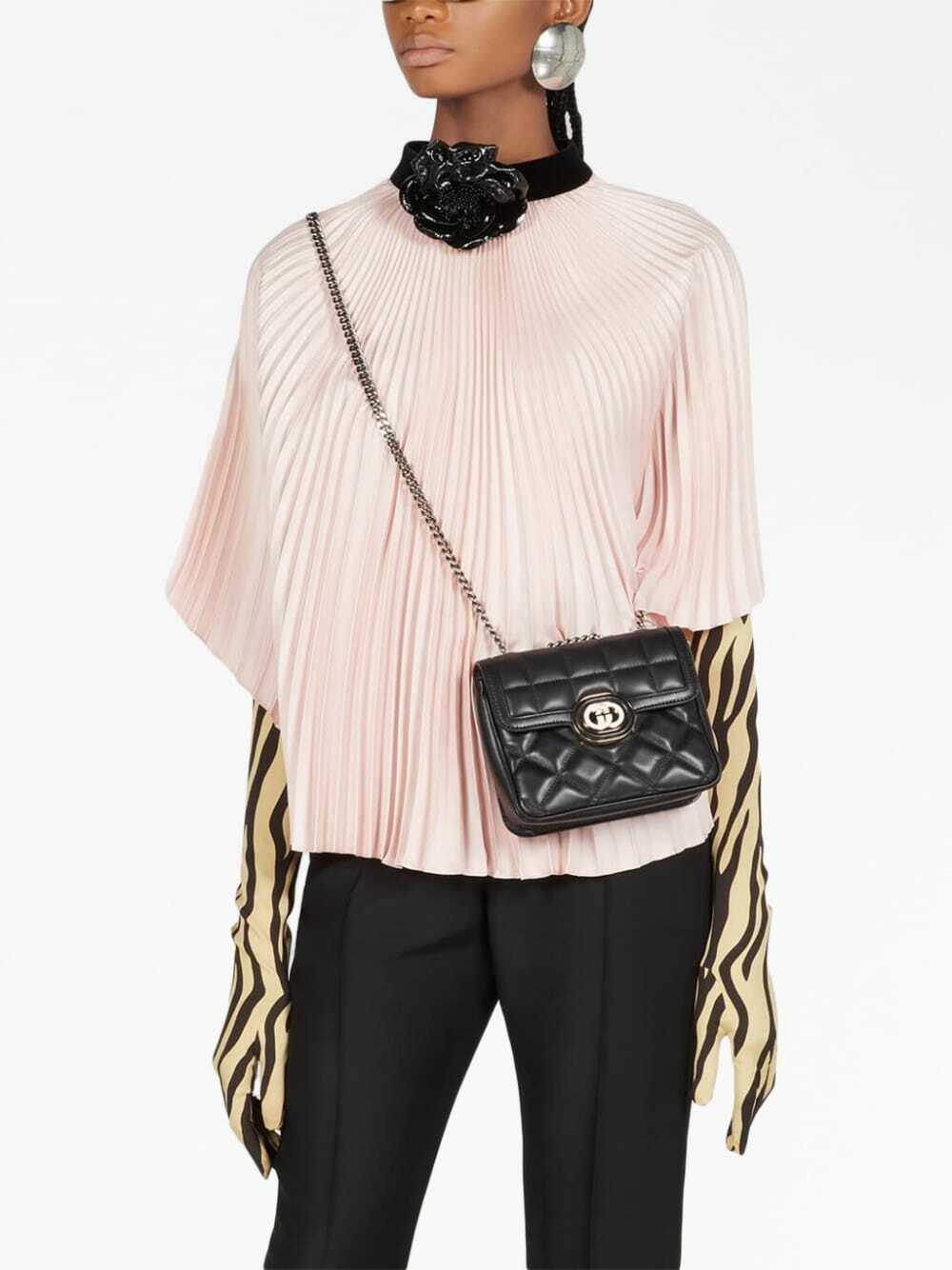 GUCCI DECO SMALL LEATHER SHOULDER BAG ショルダーバッグ GUCCI - Gucci Deco Mini Leather Shoulder Bag Gucci