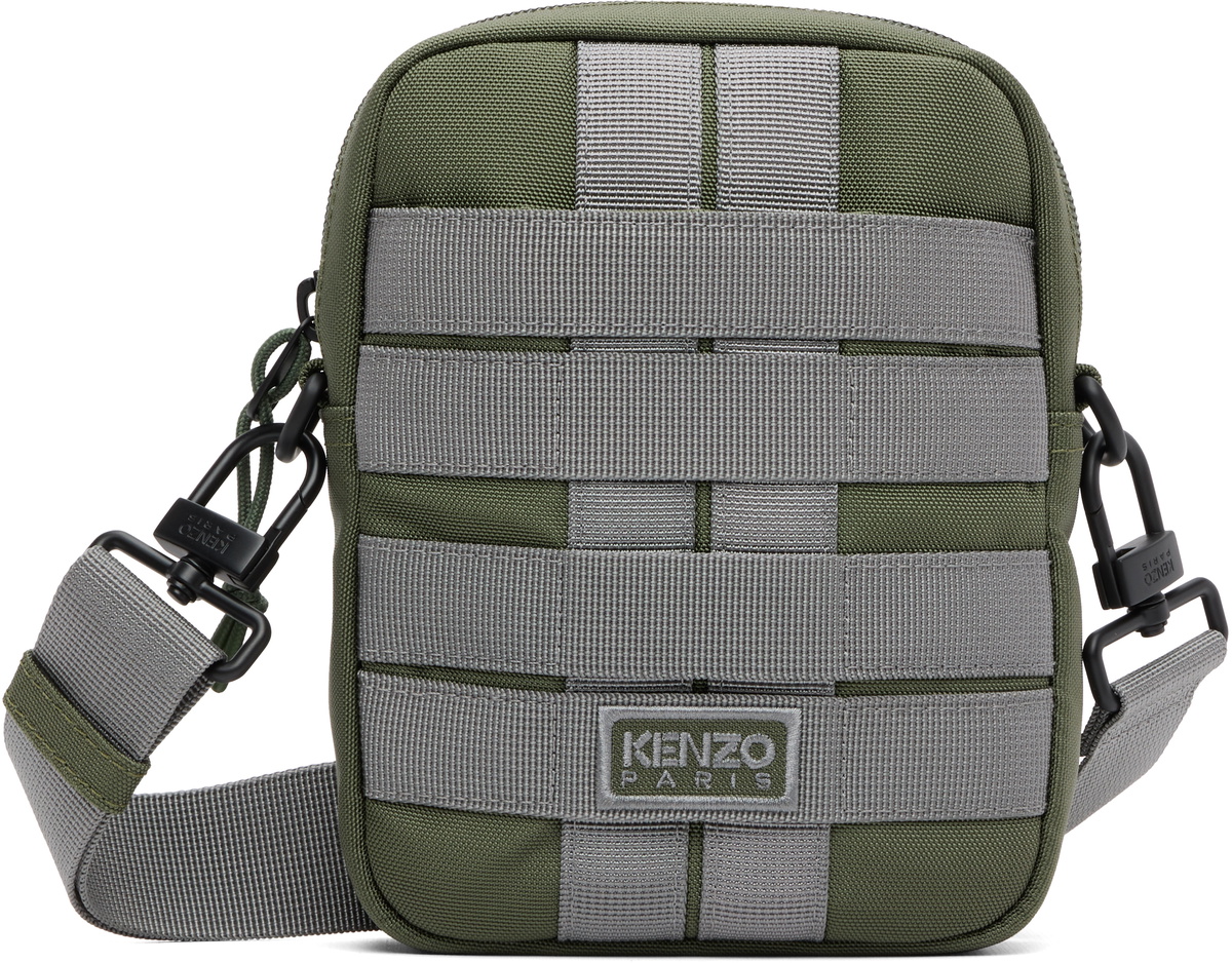 Kenzo Khaki Kenzo Paris Sling Bag