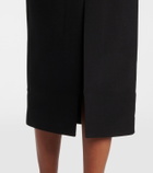 Roland Mouret Pencil crêpe midi skirt