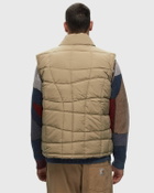 By Parra Waved Alien Puffer Vest Beige Vests