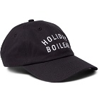 Holiday Boileau - Embroidered Cotton-Twill Baseball Cap - Navy