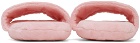 Versace Underwear Pink Jacquard Slippers