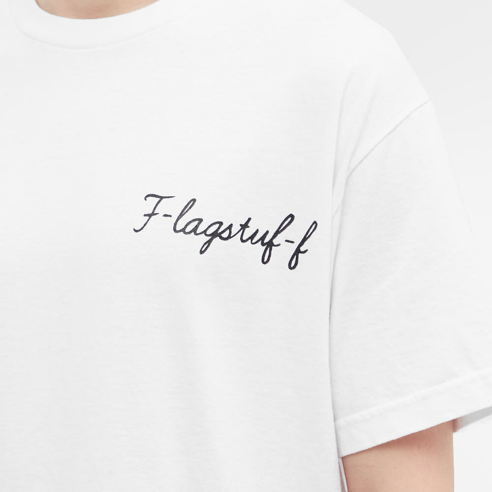 Flagstuff x Kakusen-En Agrave T-Shirt in White Flagstuff