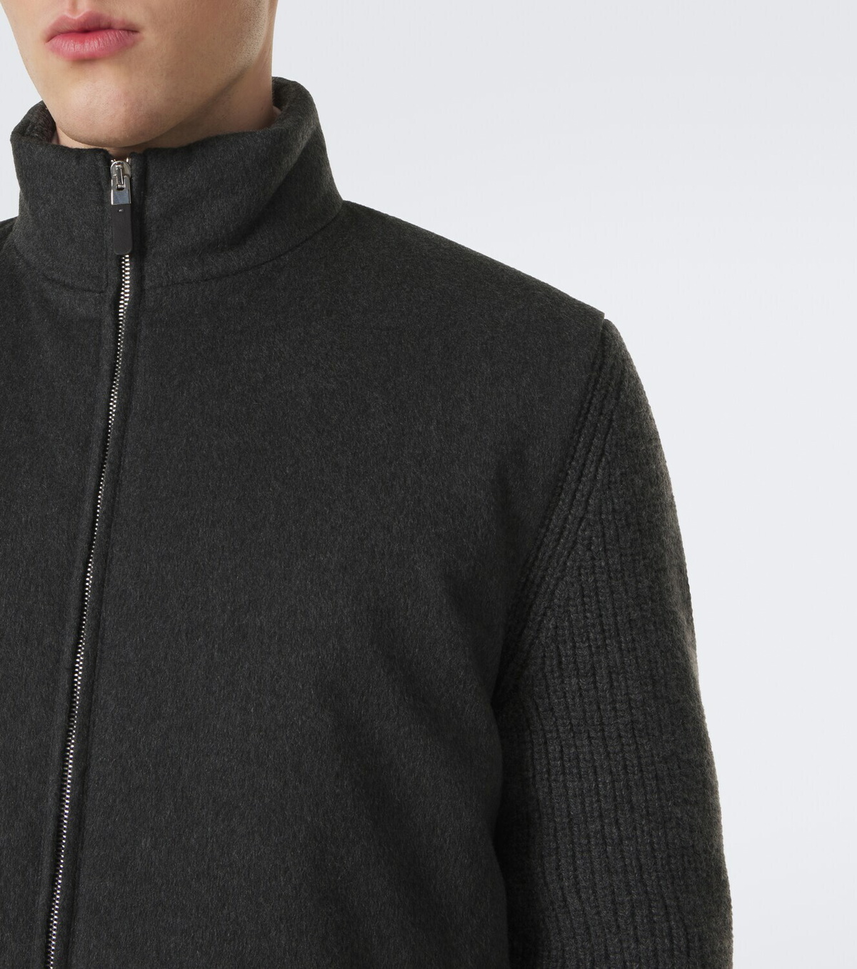 Zegna Cashmere zip-up cardigan
