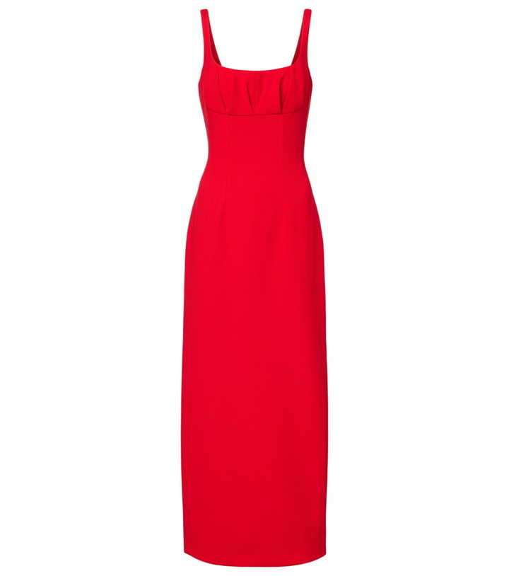 Photo: Emilia Wickstead Jianna wool crêpe midi dress