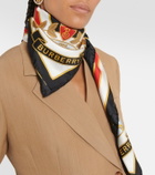 Burberry Montage silk scarf