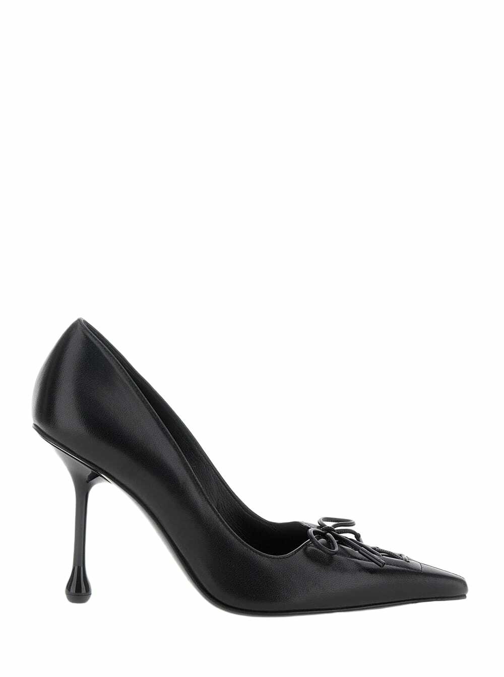 パンプス JIMMY CHOO AURELIE 65 PATENT LEATHER PUMPS Latte Patent Leather Pointed Pumps with Pearl Embellishment