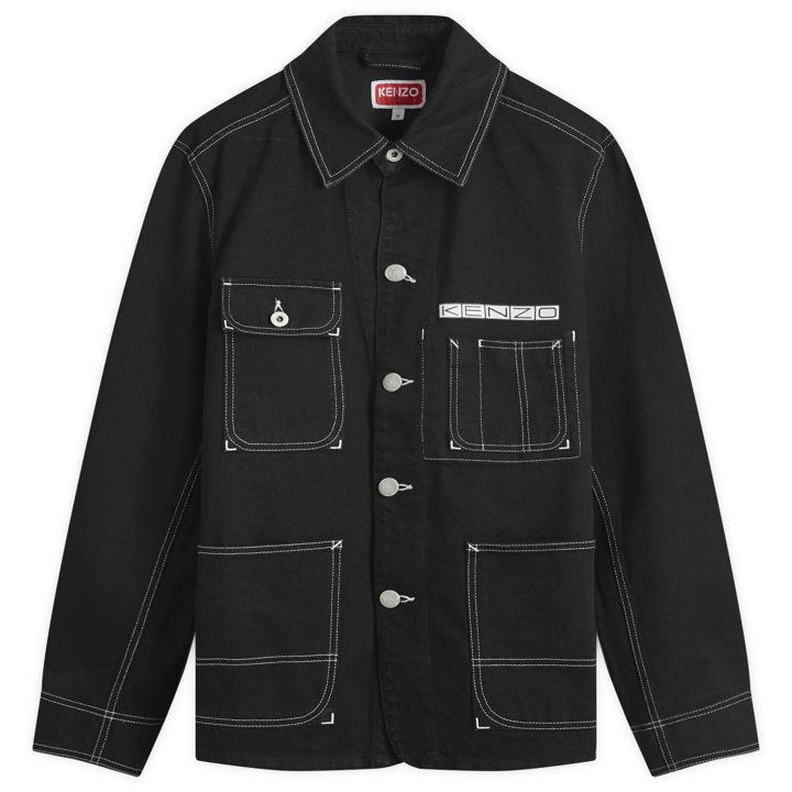Photo: Kenzo Men's Business Denim Jacket in Black