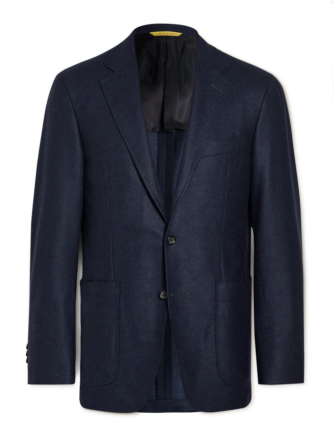 Canali - Kei Slim-Fit Wool Suit Jacket - Blue Canali