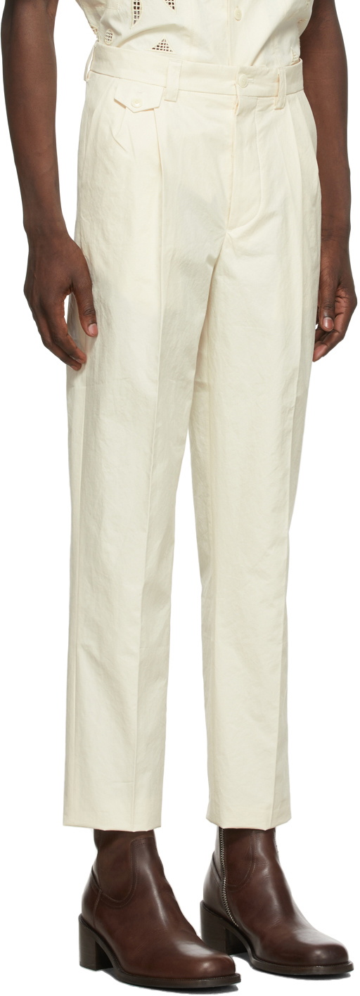 Nanushka Off-White Gini Trousers Nanushka