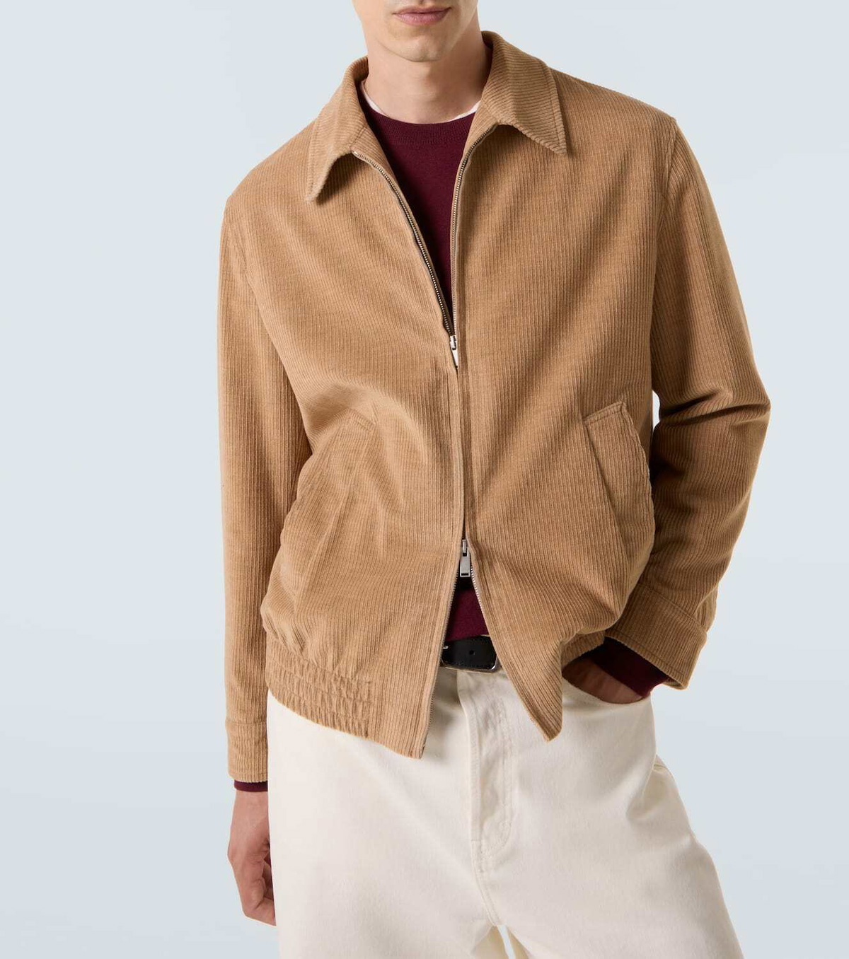 Lardini Cotton and alpaca corduroy jacket