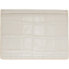Vivienne Westwood Off-White Flat Card Holder