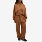 WARDROBE.NYC Women's x Hailey Bieber Track Pant in Brown