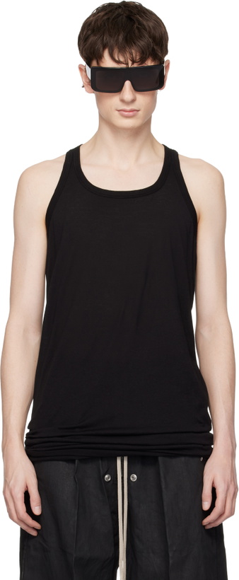 Photo: Rick Owens DRKSHDW Black Temple Loose Tank Top