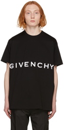 Givenchy Black 4G Embroidered Oversized T-Shirt