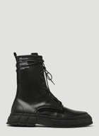 Virón - 1992 Apple Leather Boots in Black