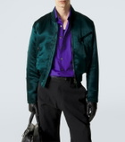 Tom Ford Satin bomber jacket