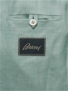 Brioni - Silk, Cashmere and Linen-Blend Suit Jacket - Green