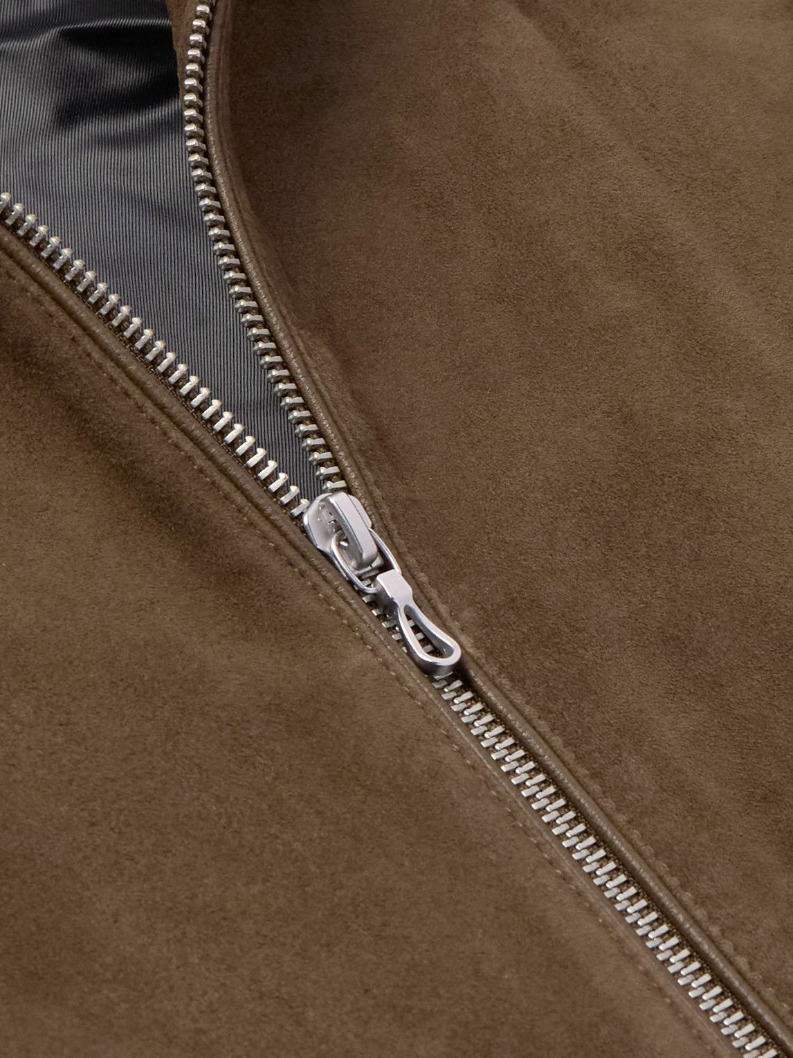 Rag & Bone - Melrose Suede Blouson Jacket - Brown