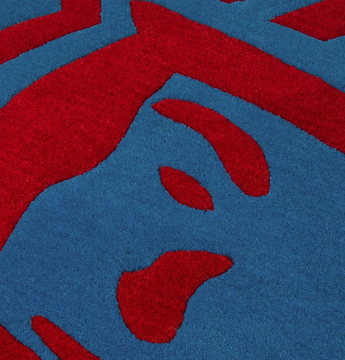 Billionaire Boys Club - Panelled Tufted-Wool Rug - Blue