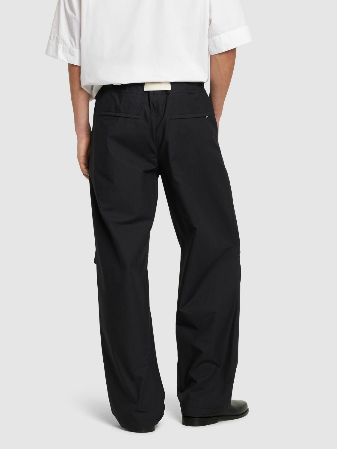 JIL SANDER - Relaxed Fit Cotton Pants Jil Sander