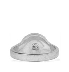 Maison Margiela - Sterling Silver and Enamel Ring - Silver