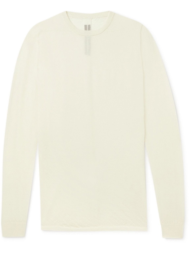 Photo: Rick Owens - Slim-Fit Cashmere Sweater - Neutrals