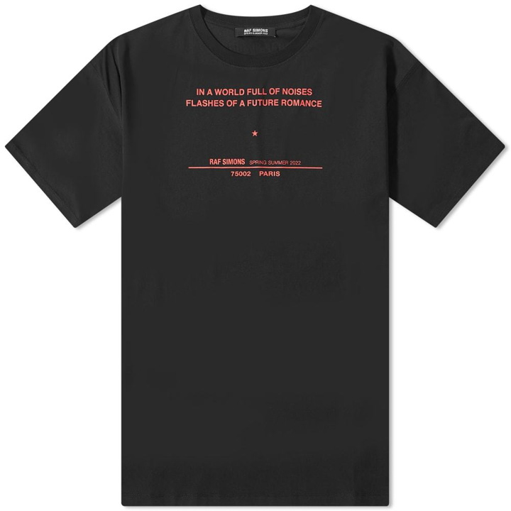 Photo: Raf Simons Tour Date Tee