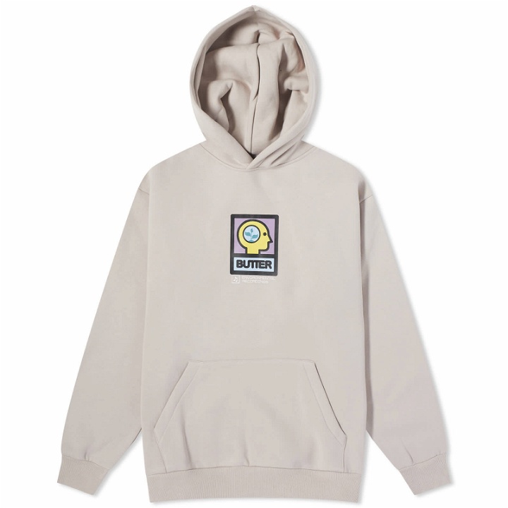 Photo: Butter Goods Men's Environmental Hoodie in Cement