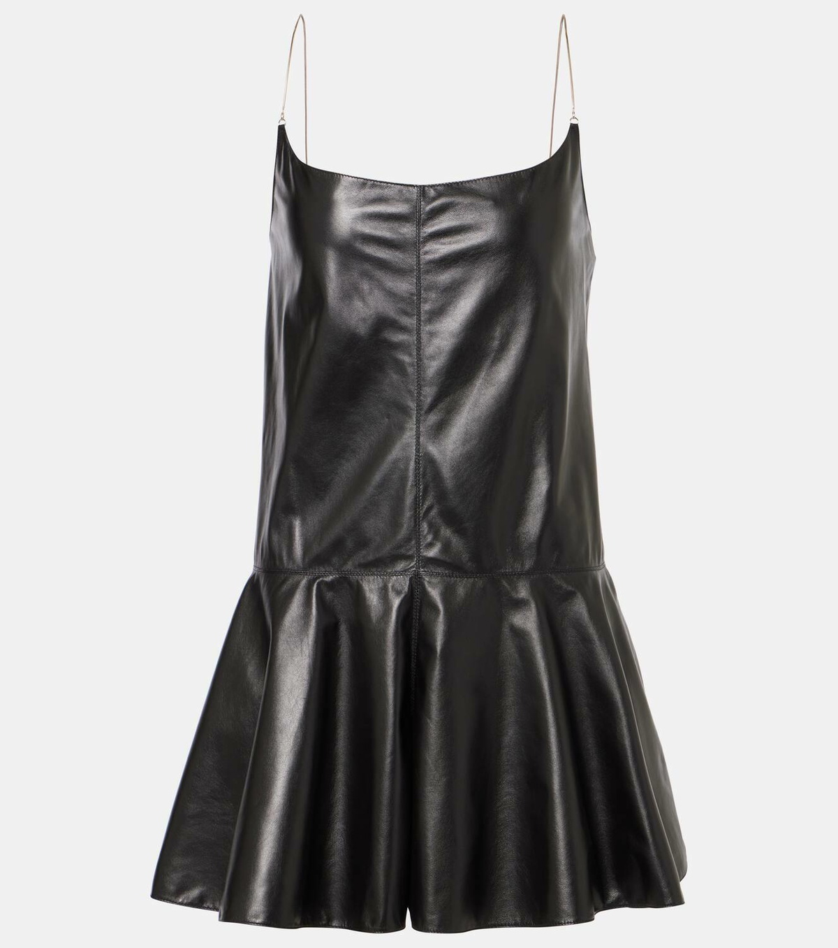Alaïa Slip leather romper